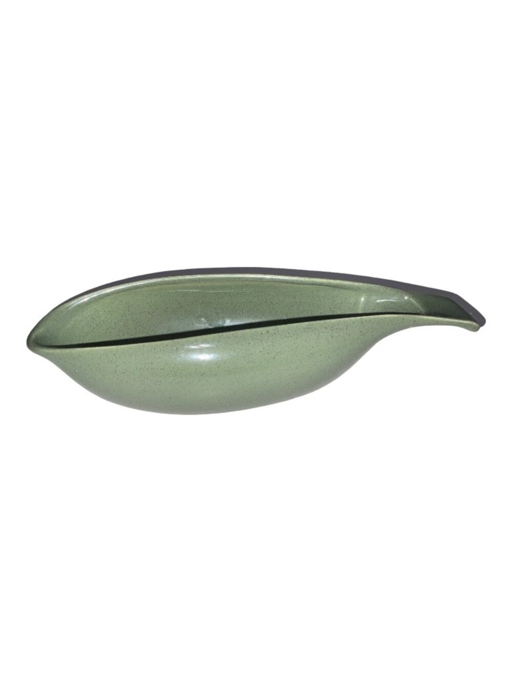 Russell Wright Green 10.25" Gravy Boat Vintage Serveware